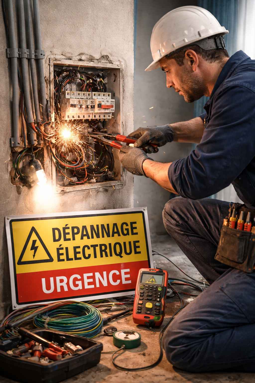Dépannage électrique à Lyon – intervention rapide et sécurisée par un électricien professionnel BNK ELEC